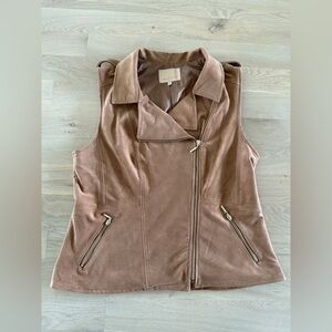 Gibson Latimer faux suede vest women’s size large